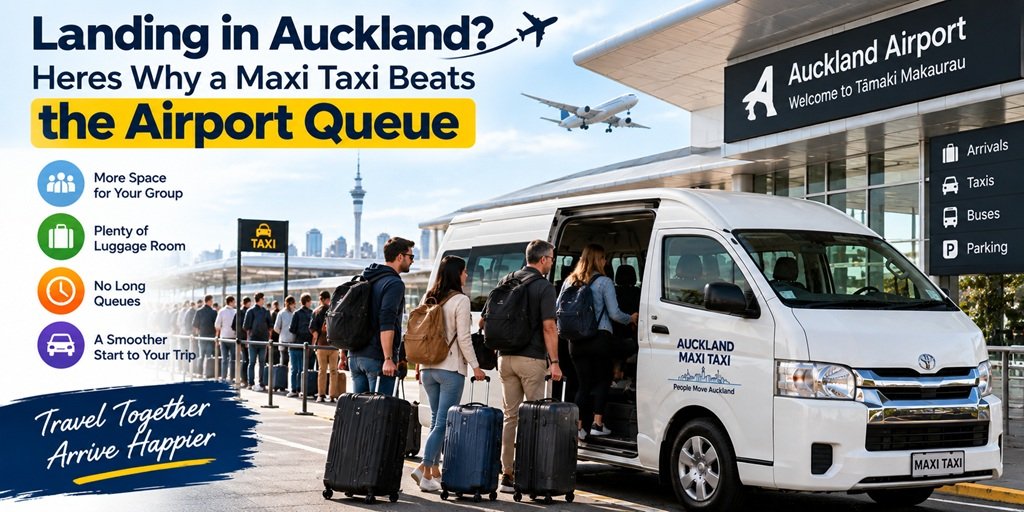 Landing in Auckland Heres Why a Maxi Taxi Beats the Airport Queue